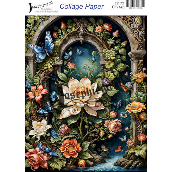 Phoenix wolf 2 - Josephiena's collage paper - CP-146