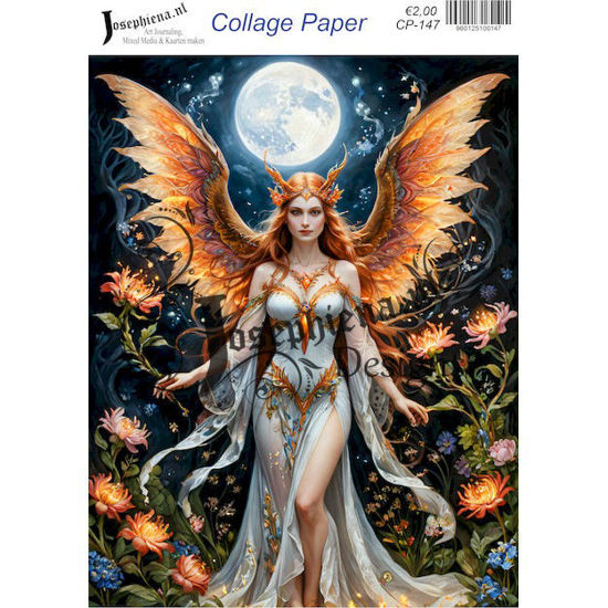 Phoenix wolf 3 - Josephiena's collage paper - CP-147