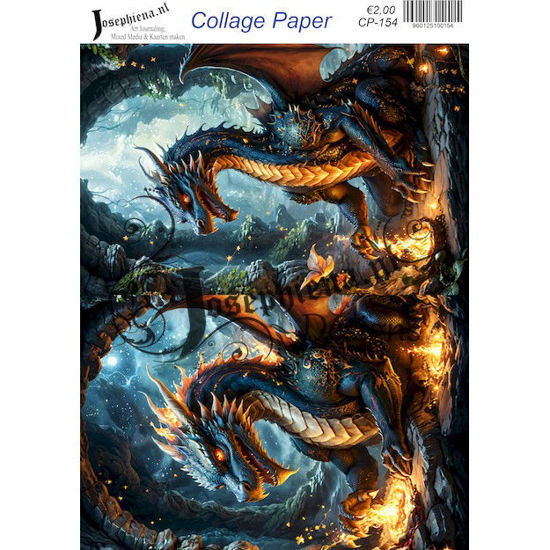 Phoenix wolf 10 - Josephiena's collage paper - CP-154