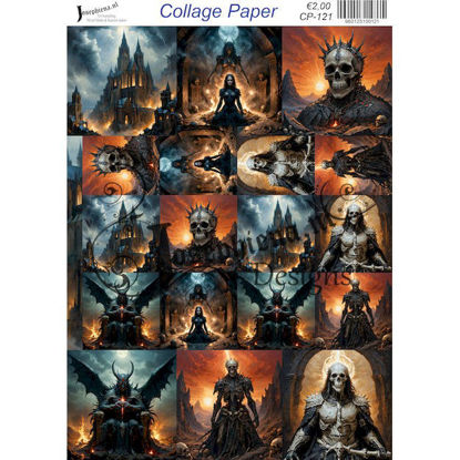 To hell 7 - Josephiena's collage paper - CP-121