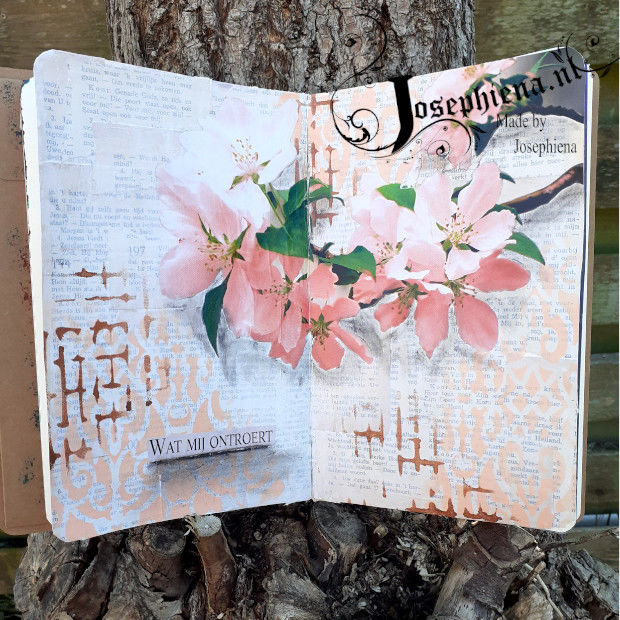 Bloesem art journal pagina