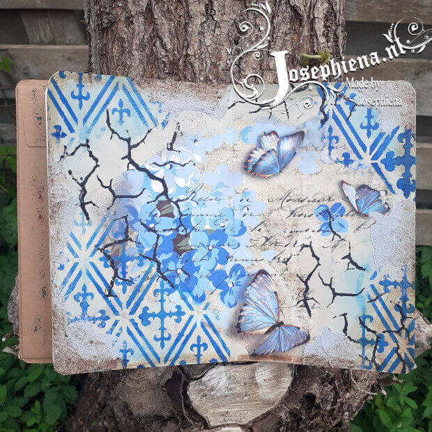 Art Journal: Blauwe Vlinder